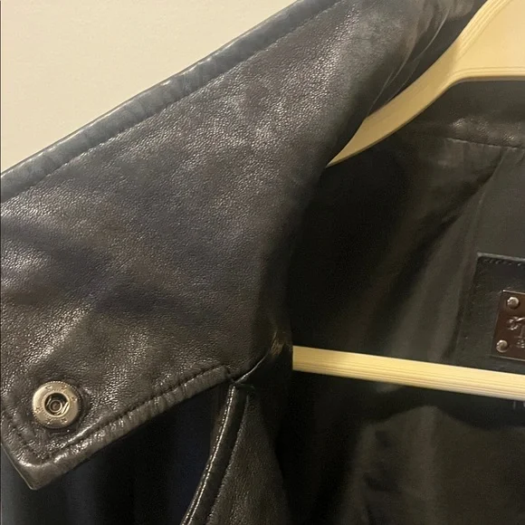 Mackage Black Leather Moto Jacket - Picture 4 of 6